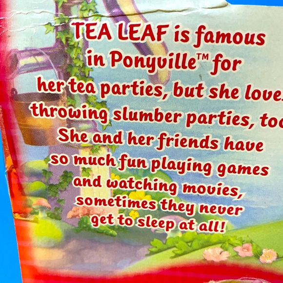 MY LITTLE PONY G3 2003 NWT PRETTY PONY FASHIONS TEA LEAF TOYS R US EXCLUSIVE - Picture 14 of 16